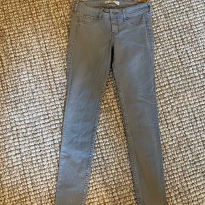Hollister Gray Skinny Jeans- 0